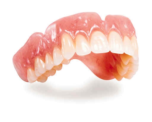 hàm tháo lắp nhựa cứng toàn phần